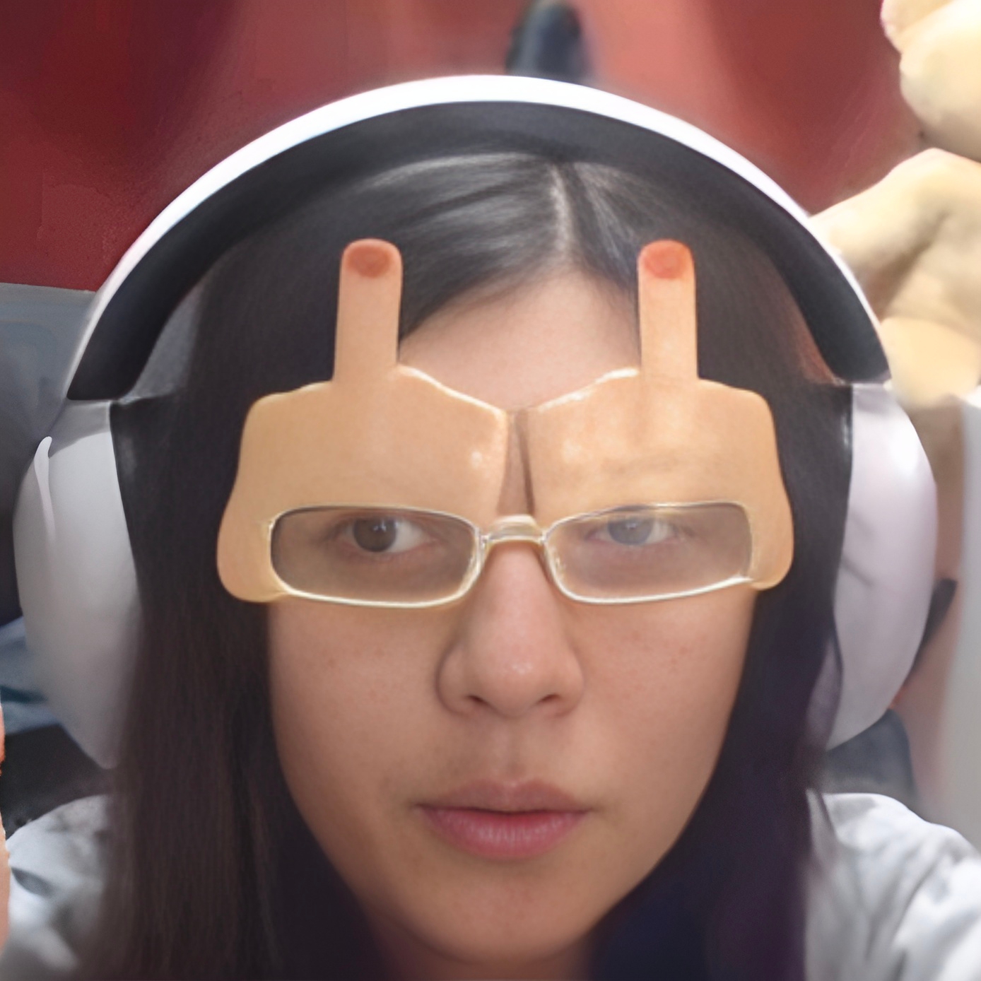 finger_glasses_woman